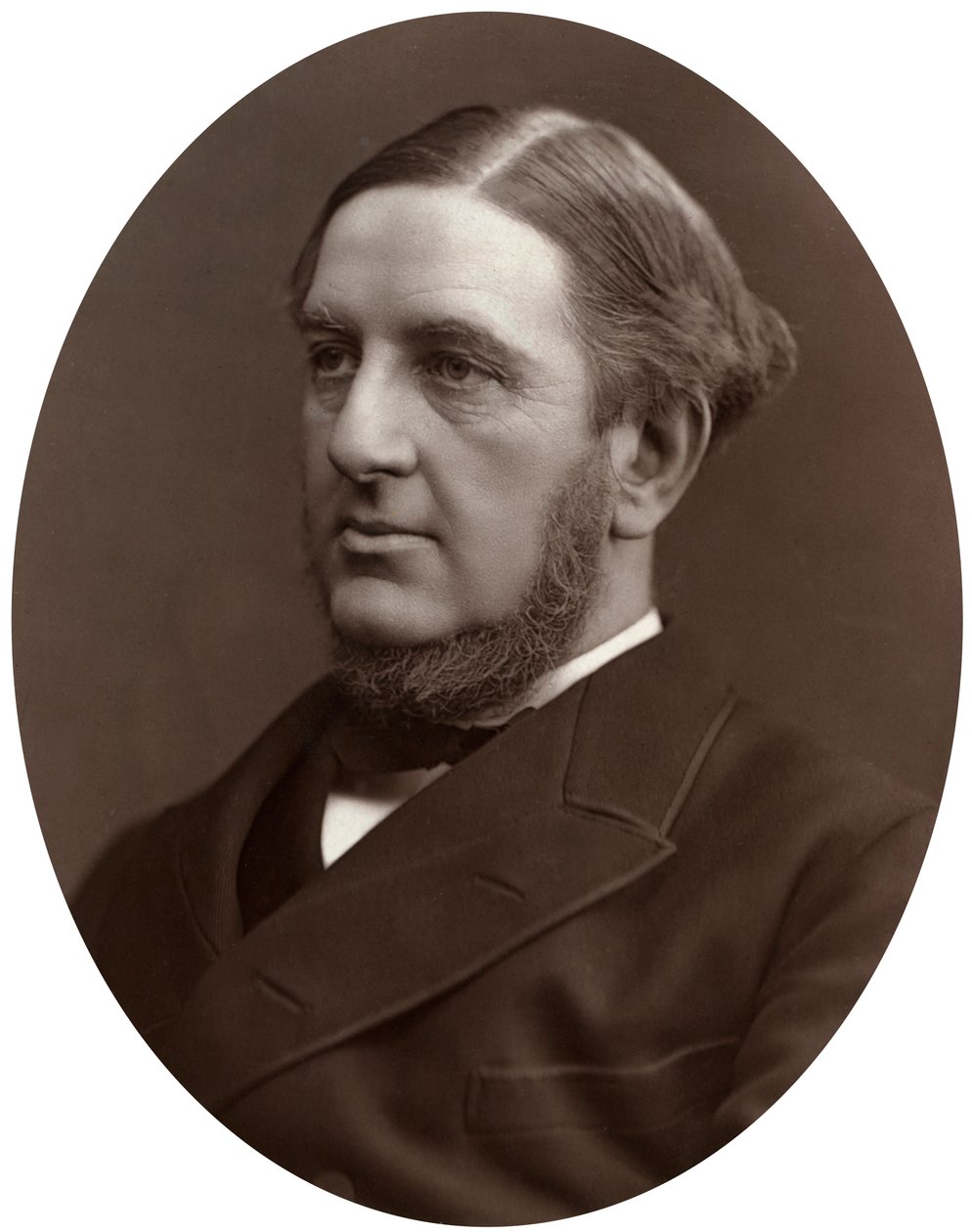 Sir William Vernon Harcourt QC, MP, profesor mezinárodního práva na Cambridge University, 1877. od Lock and Whitfield