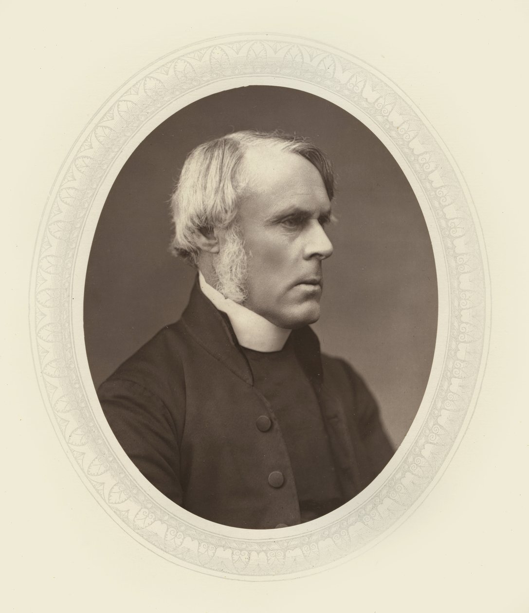 Správný reverend John Jackson (černobílá fotografie) od Lock and Whitfield