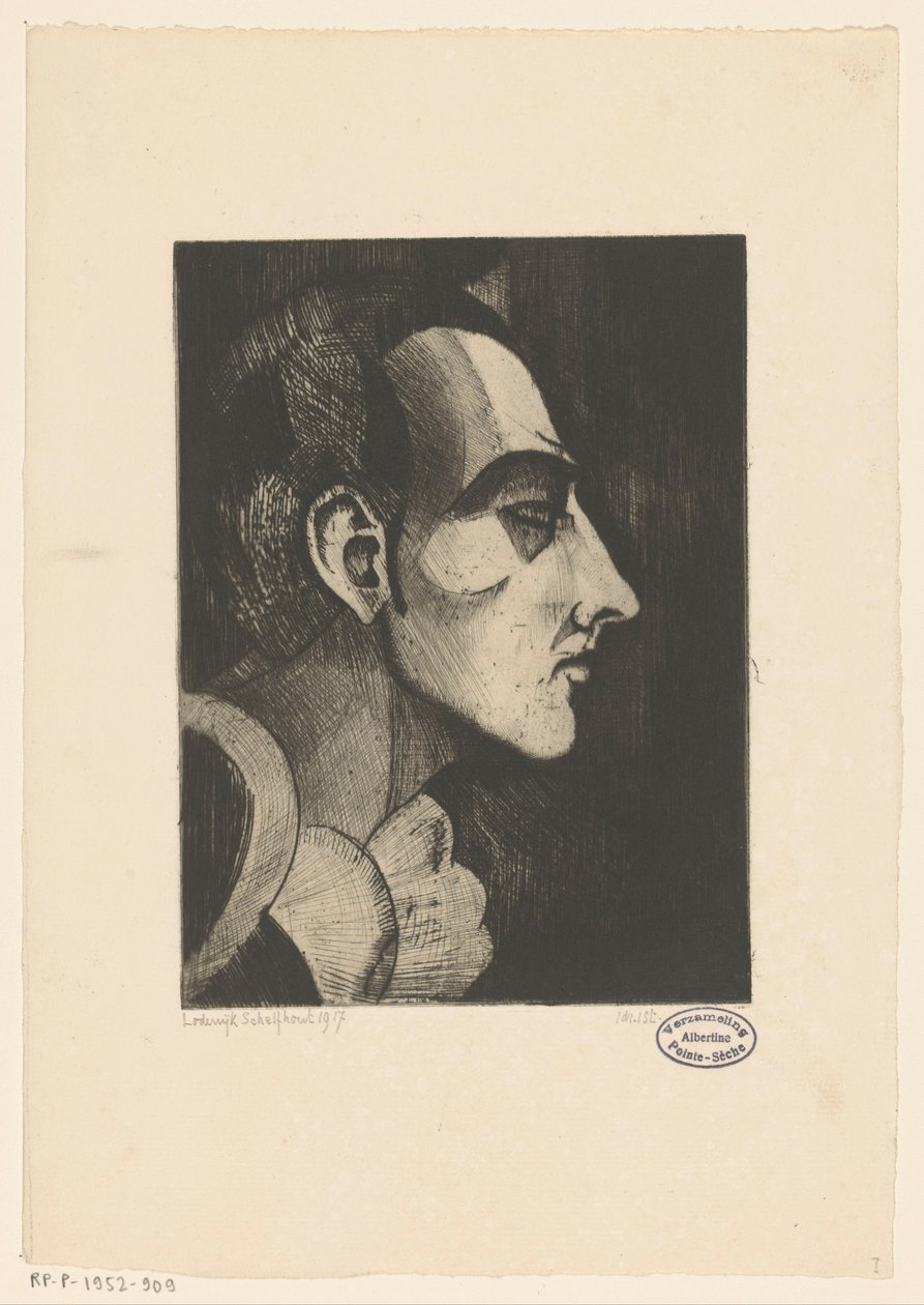 Pierrot I (původní název) od Lodewijk Schelfhout (signed by artist)