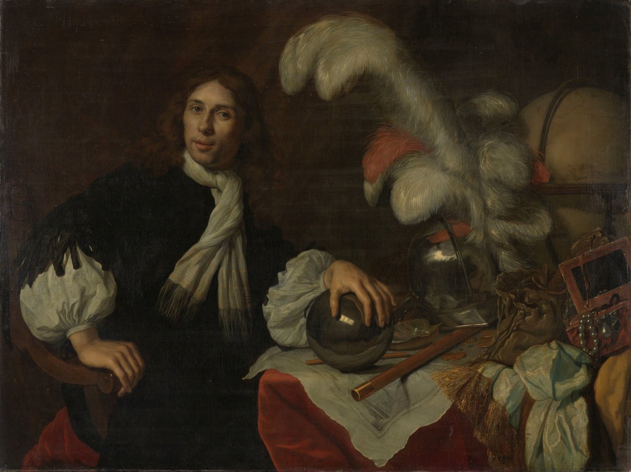 Posmrtný portrét Aucke Stellingwerffa, admirála z Fríska, zabitého v roce 1665 v Lowestoft dělovou koulí od Lodewijk van der Helst