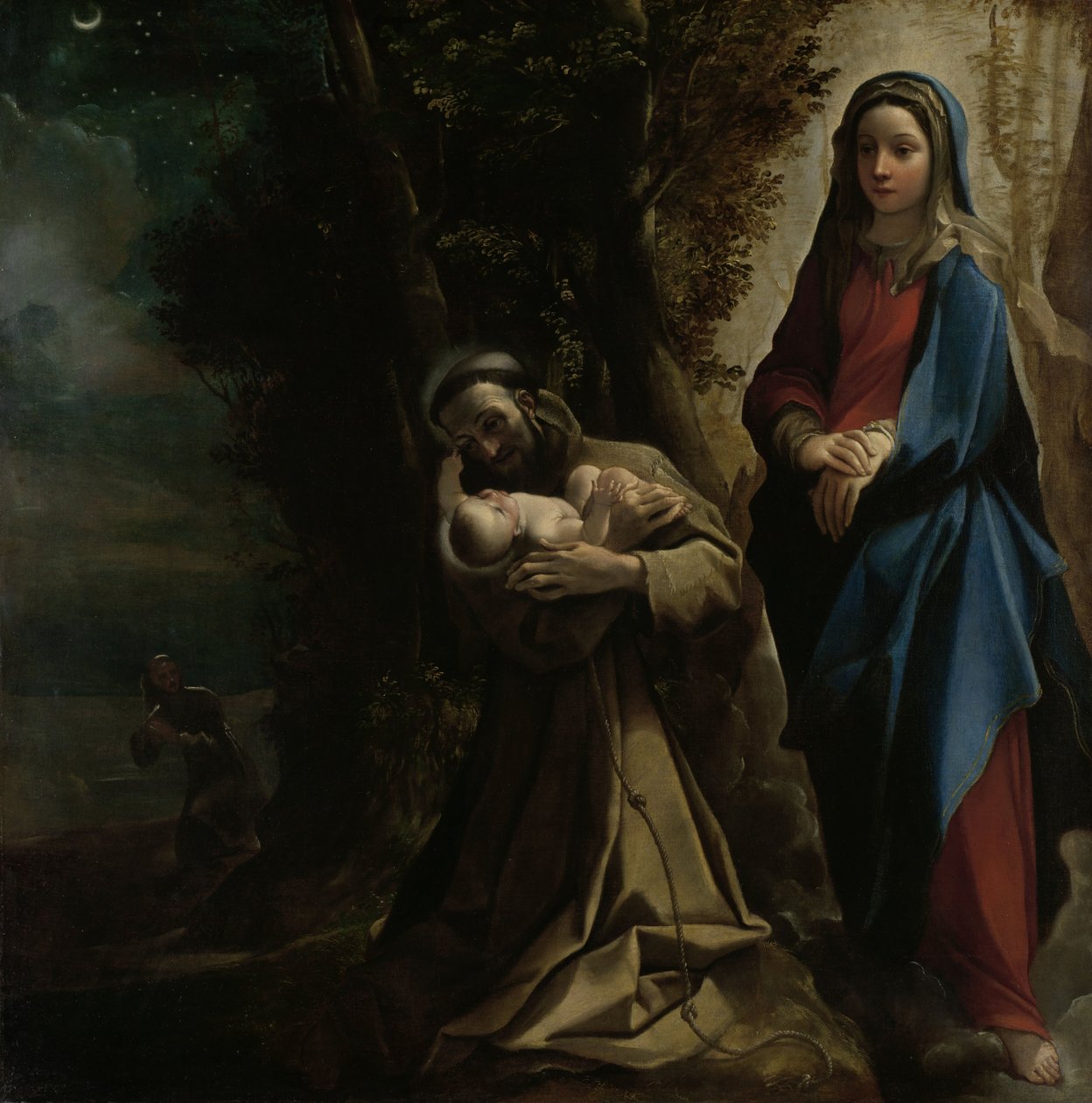 Vidění svatého Františka z Assisi, 1585 od Lodovico Carracci