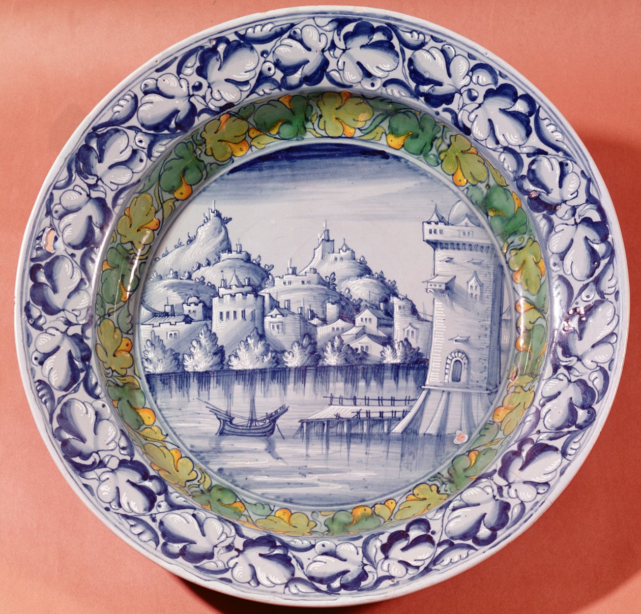 Majolikový talíř, benátský, kolem roku 1540 od Lodovico da Venezia