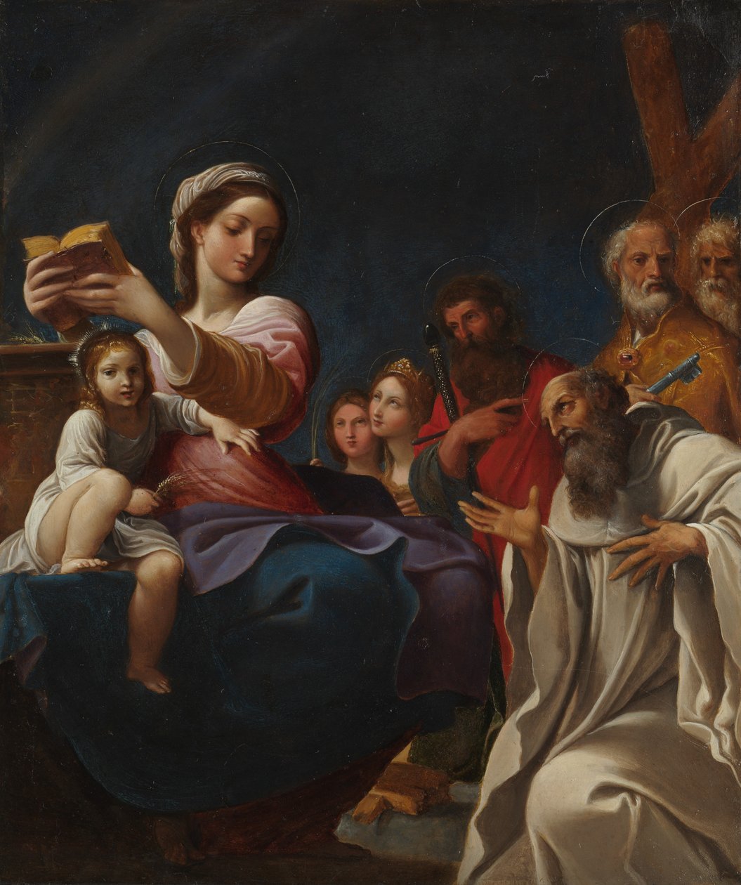 Madona a dítě se svatými, 1607. od Lodovico Carracci