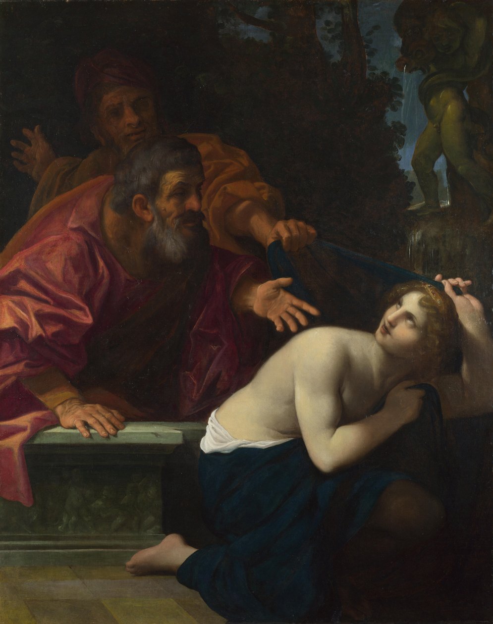 Susannah a starší, 1616 od Lodovico Carracci