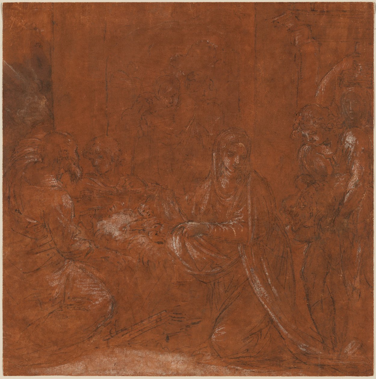 Klanění pastýřů od Lodovico Carracci