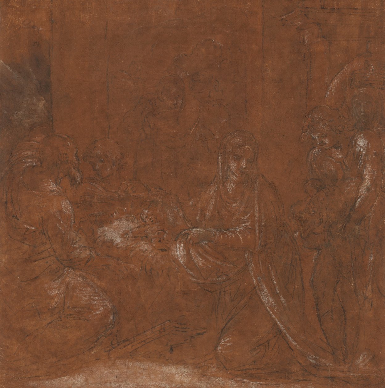 Klanění pastýřů, 1611-12 od Lodovico Carracci