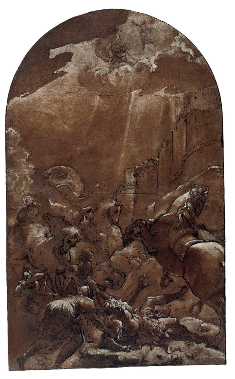 Obrácení svatého Pavla od Lodovico Carracci