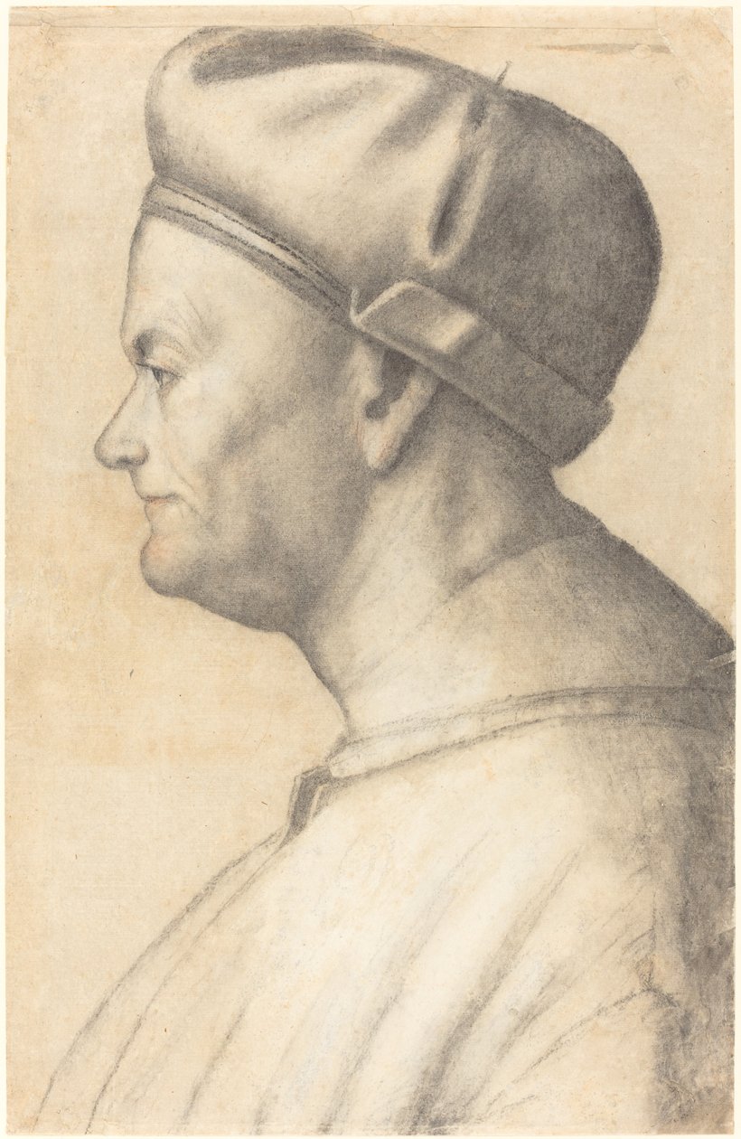 Profil muže od Lombard 16th Century