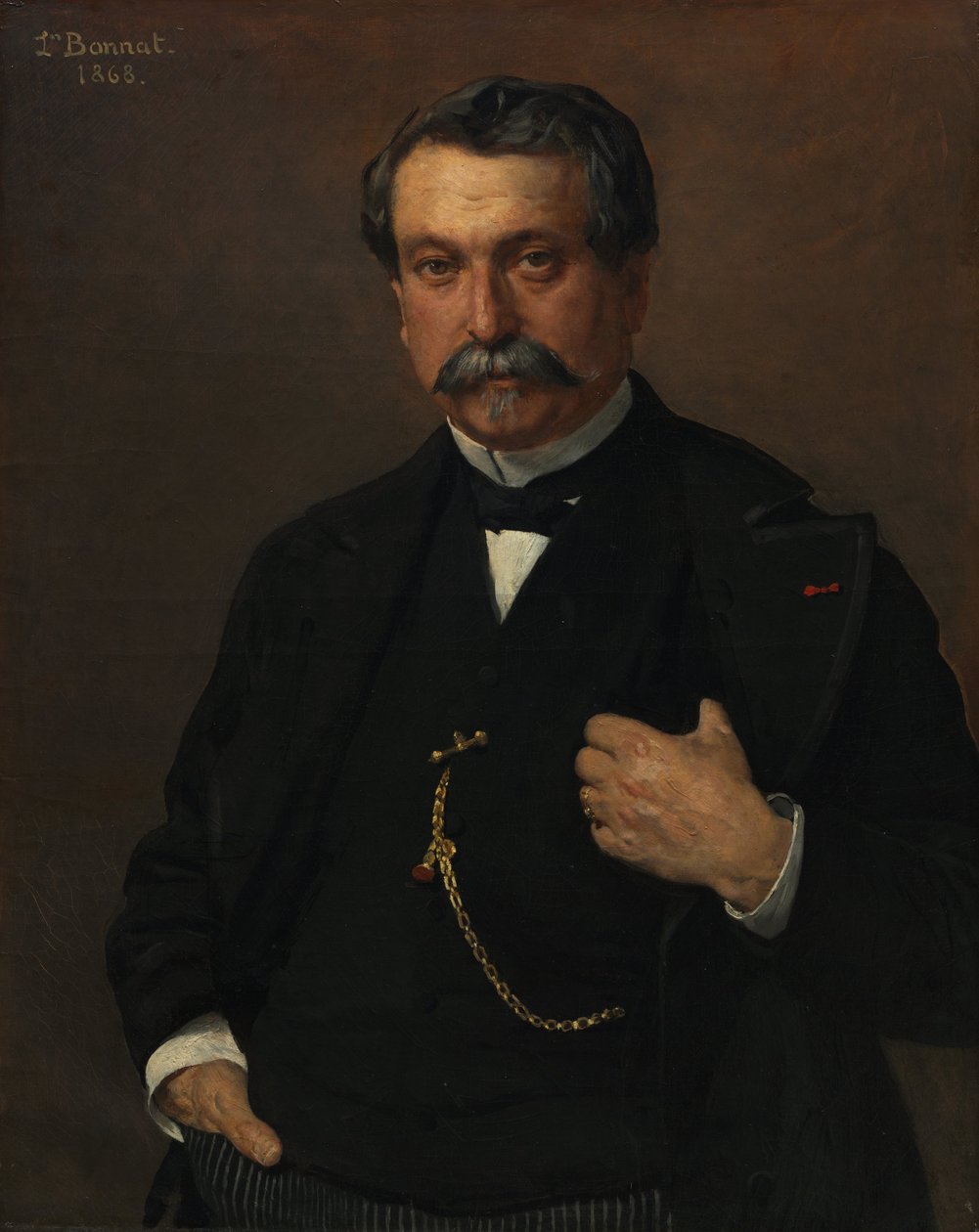Portrét muže od Léon Bonnat