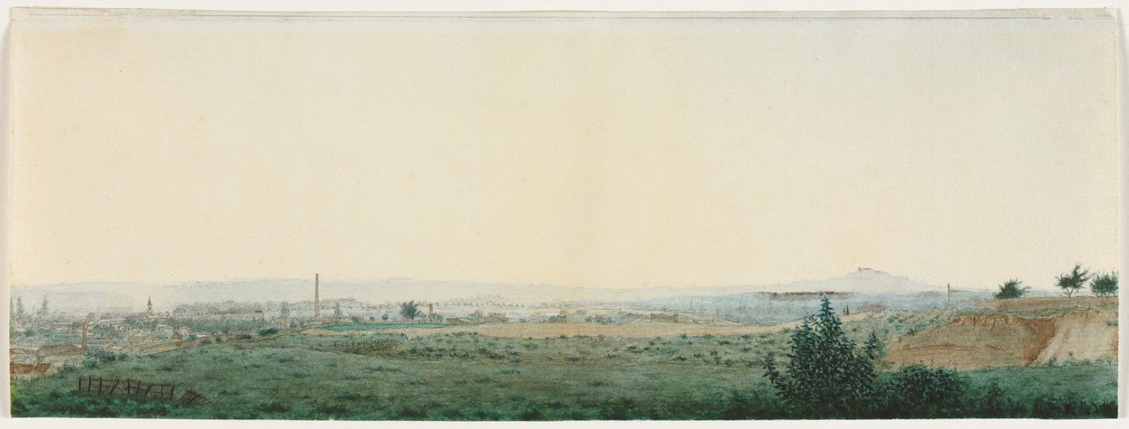 Krajina poblíž Paříže, c. 1860. od Léon Bonvin
