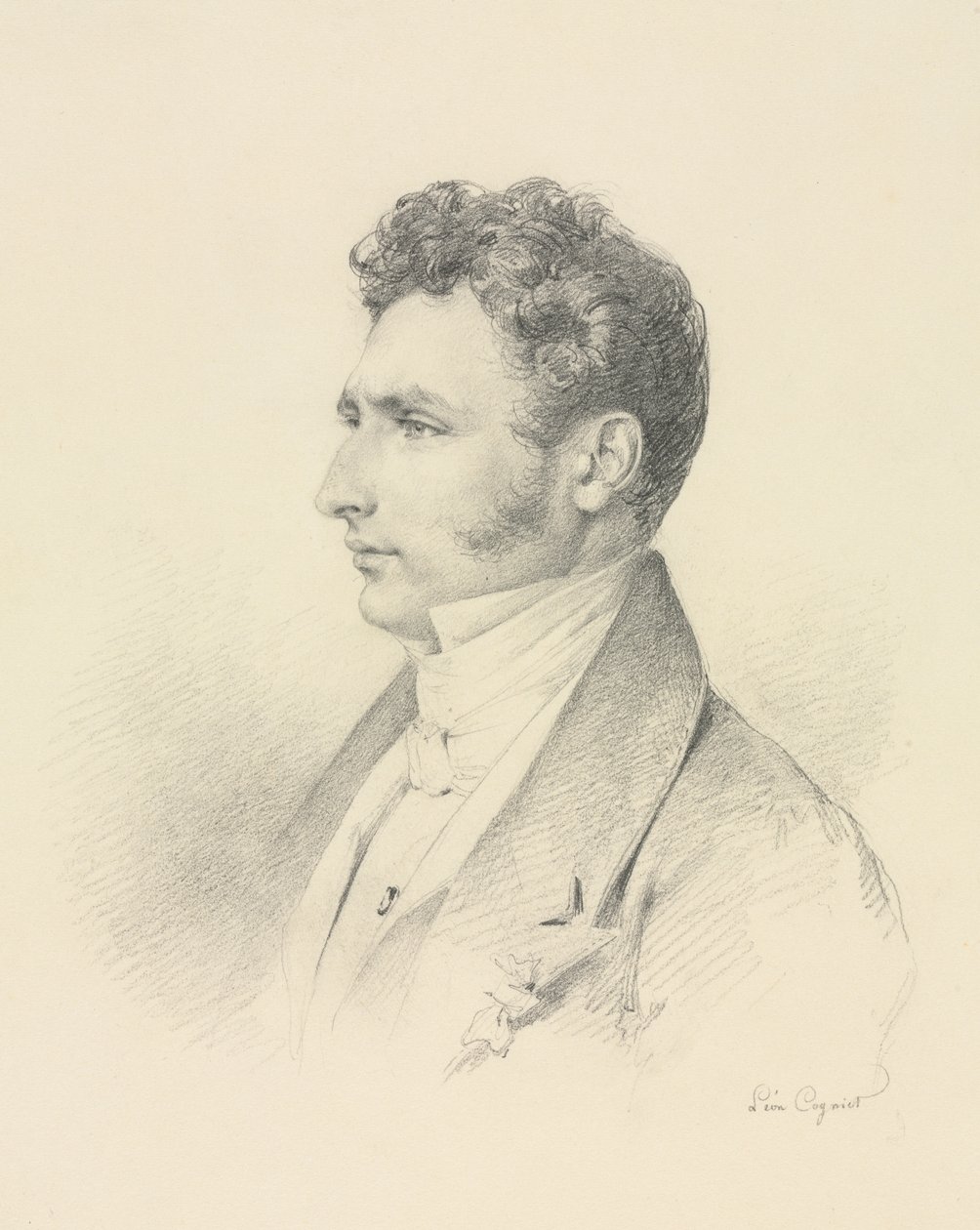 Portrét gentlemana od Léon Cogniet