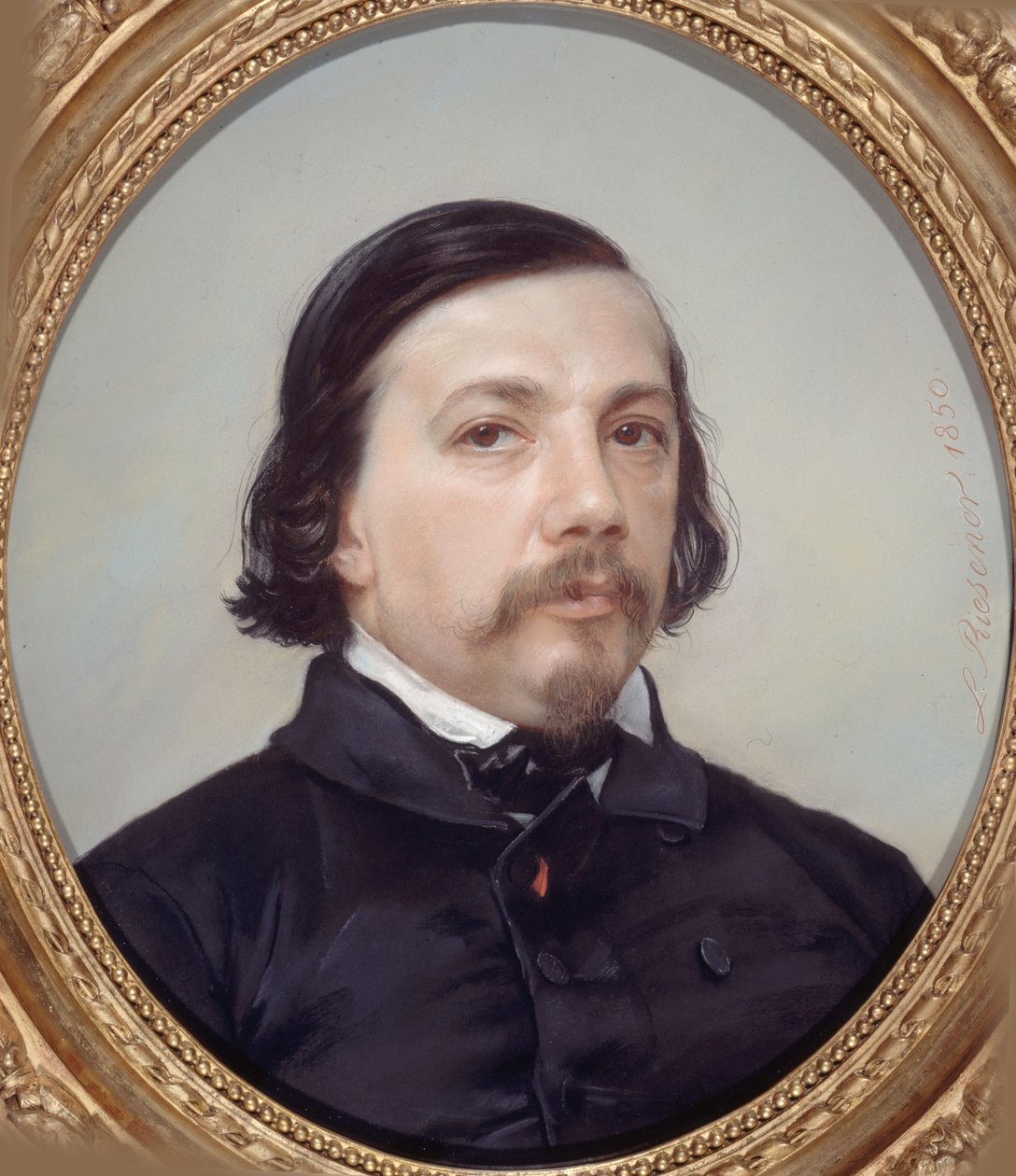 Portrét básníka Théophila Gautiera 1811-1872, 1850. od Léon Riesener