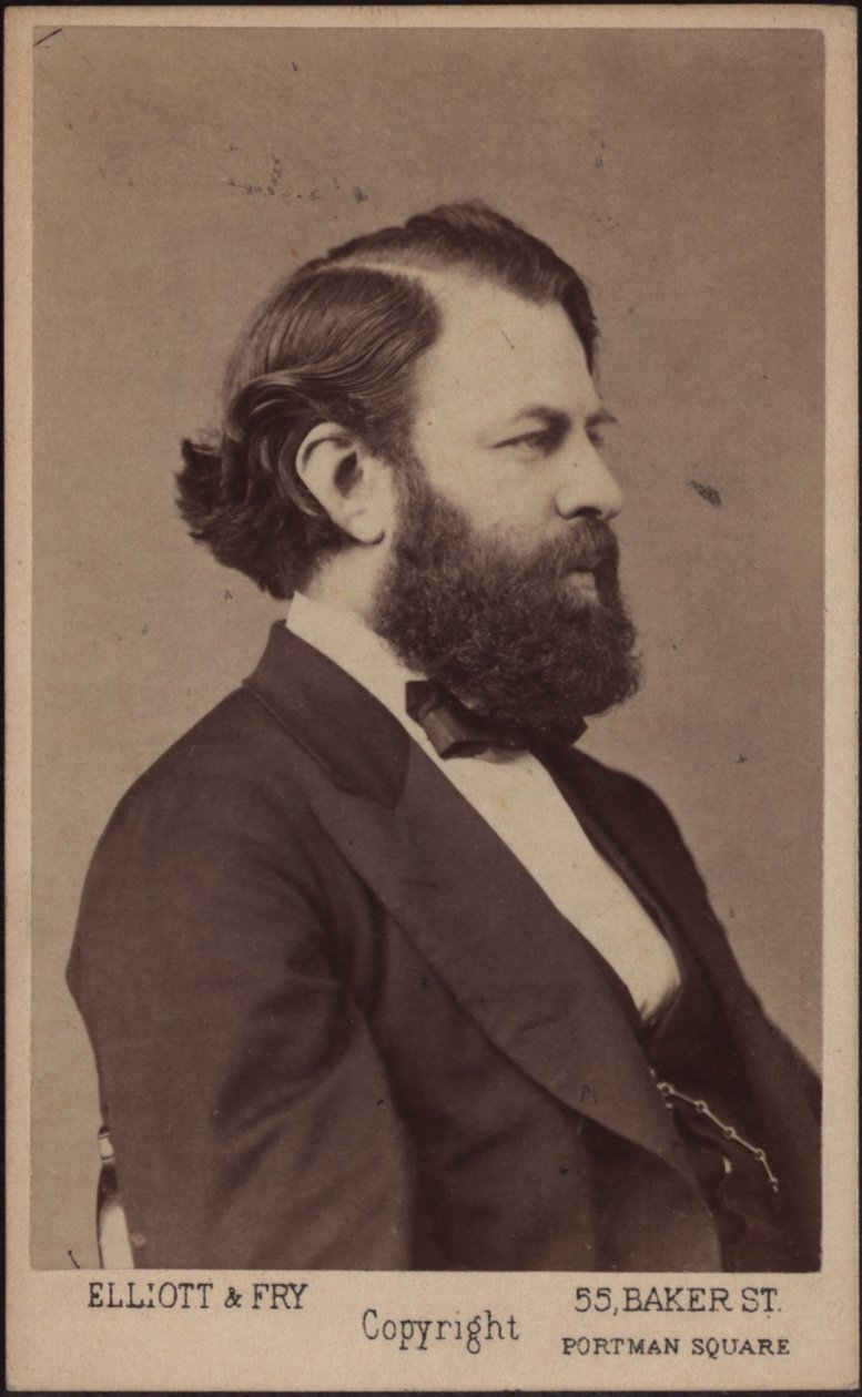 Portrét houslisty a skladatele Josepha Joachima 1831-1907, c. 1875. od London . Photo studio Elliott and