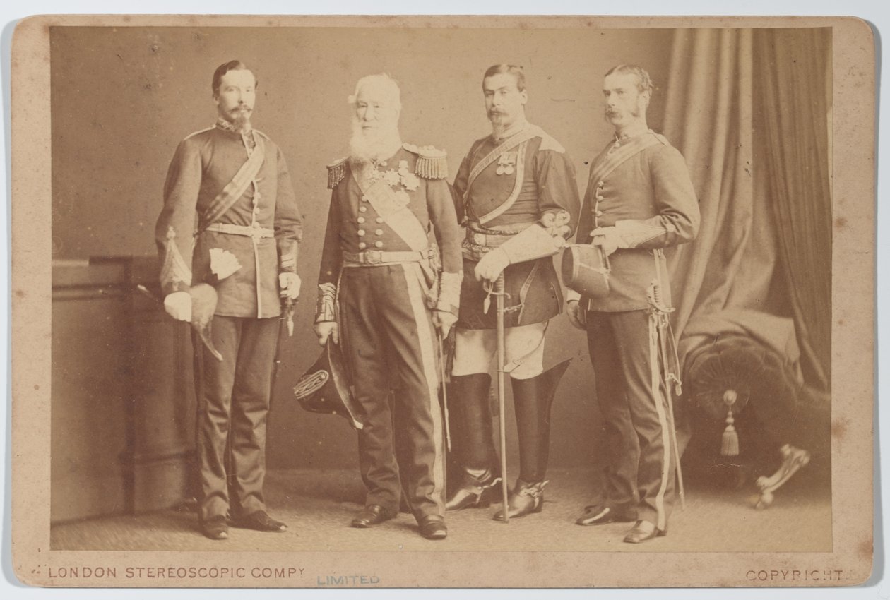 Členové rodiny Sartorius, circa 1870 od London Stereoscopic Company