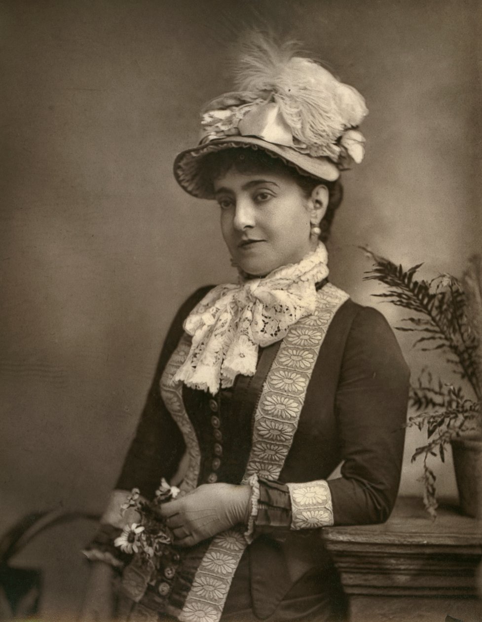 Adelina Patti, italská operní diva, 1882. od London Stereoscopic and Photographic Co