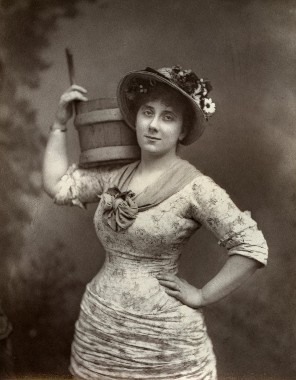 Leonora Braham , britská operní pěvkyně a herečka, 1882. od London Stereoscopic and Photographic Co