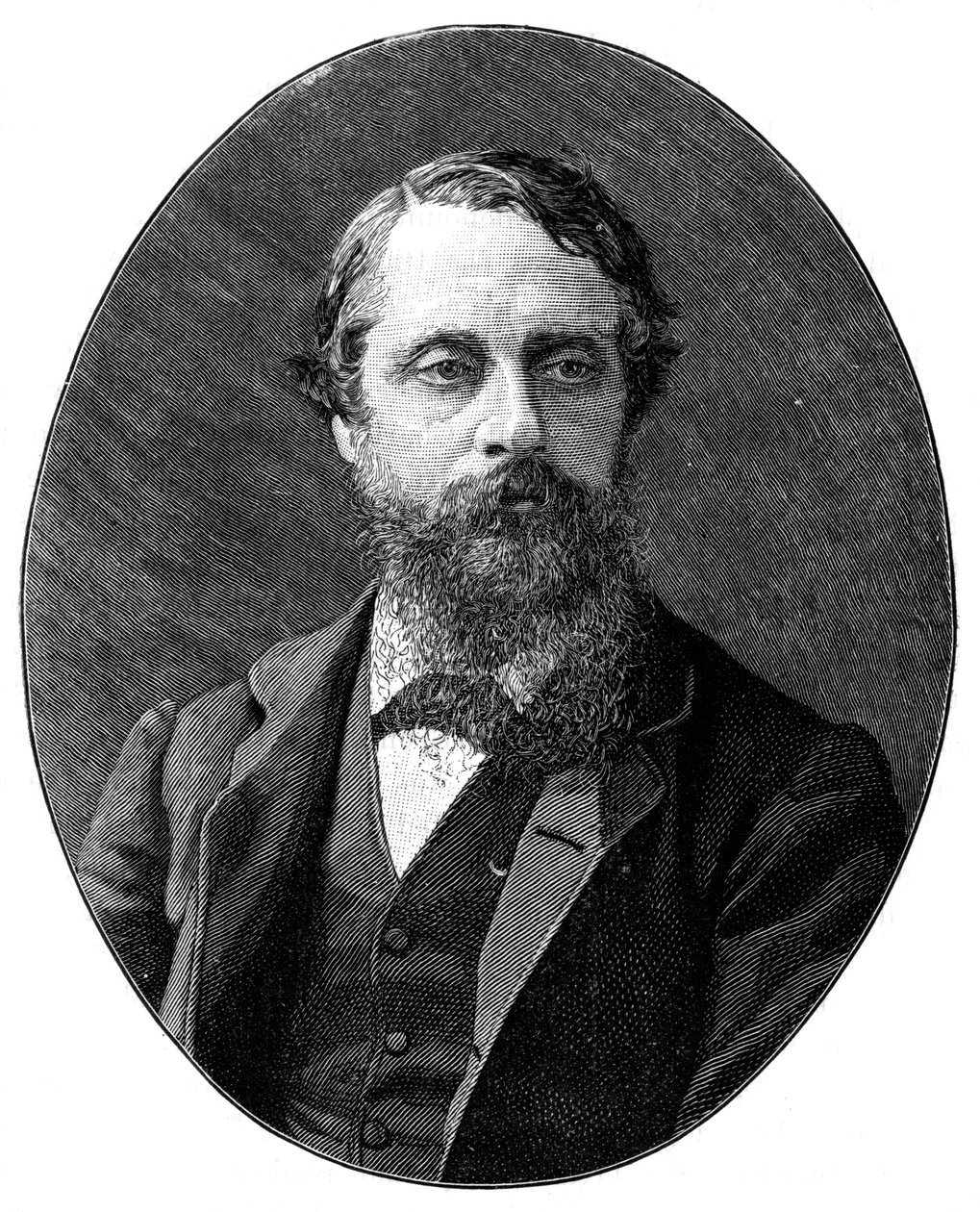 Lord Frederick Cavendish, britský liberální politik 19. století, 1900. od London Stereoscopic and Photographic Co