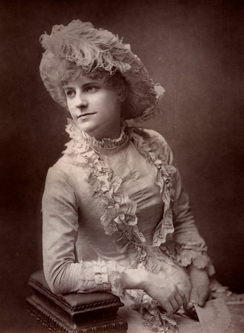 Violet Cameron , britská herečka, 1882 od London Stereoscopic and Photographic Co