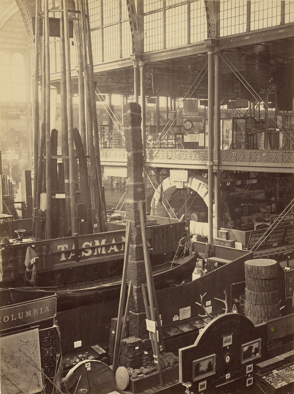 Pohled na umění na výstavě v roce 1862 od London Stereoscopic and Photographic Company