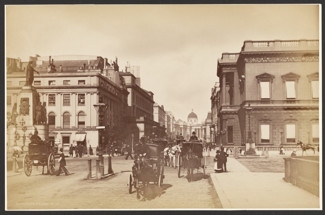 Waterloo Place od London Stereoscopic and Photographic Company
