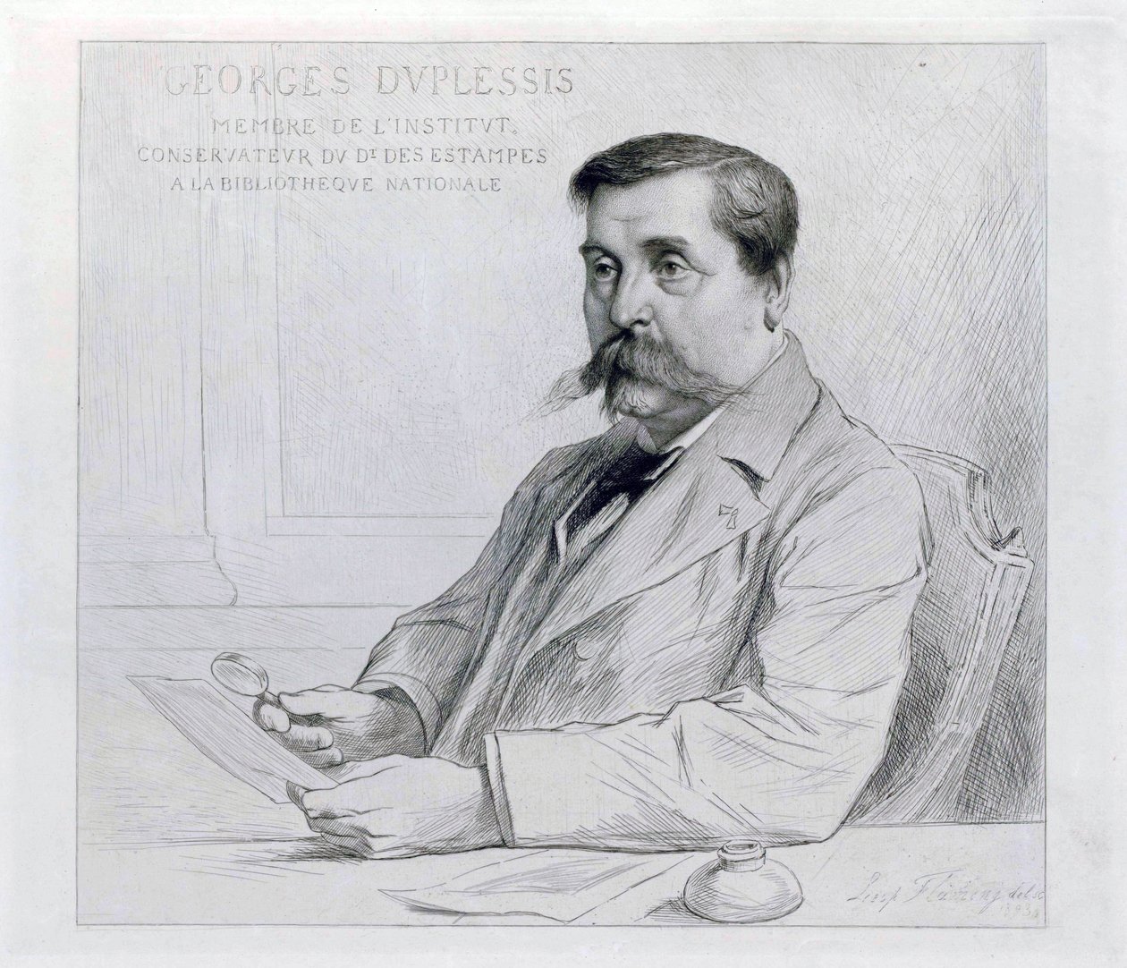 Georges duplessis od Leopold Flameng