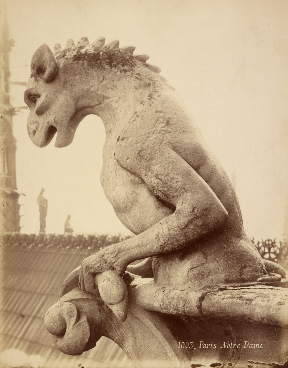 Paříž, Notre-Dame od Léopold Louis Mercier