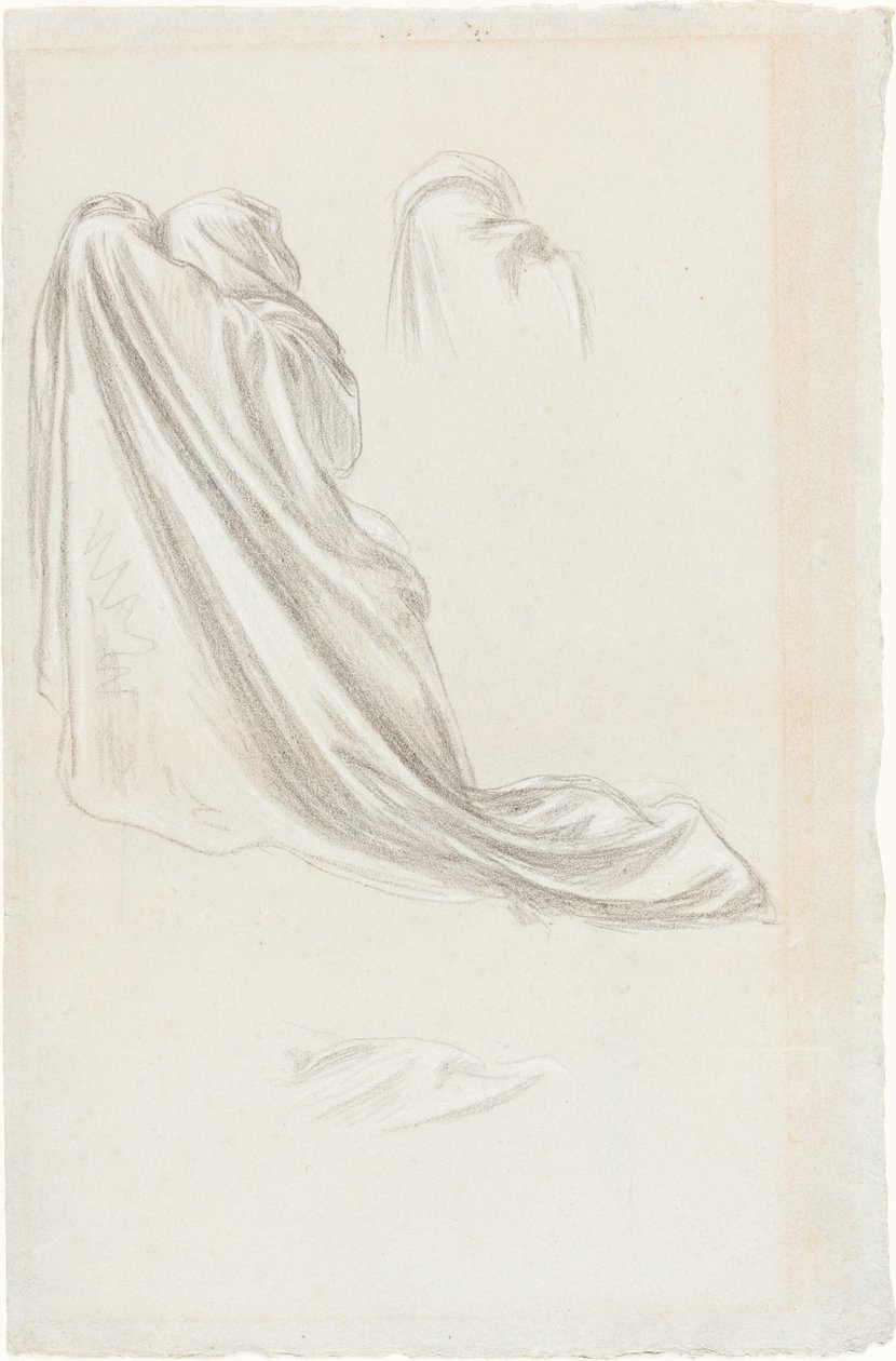Studie na "Moudré a hloupé panny" od Lord Leighton Frederic