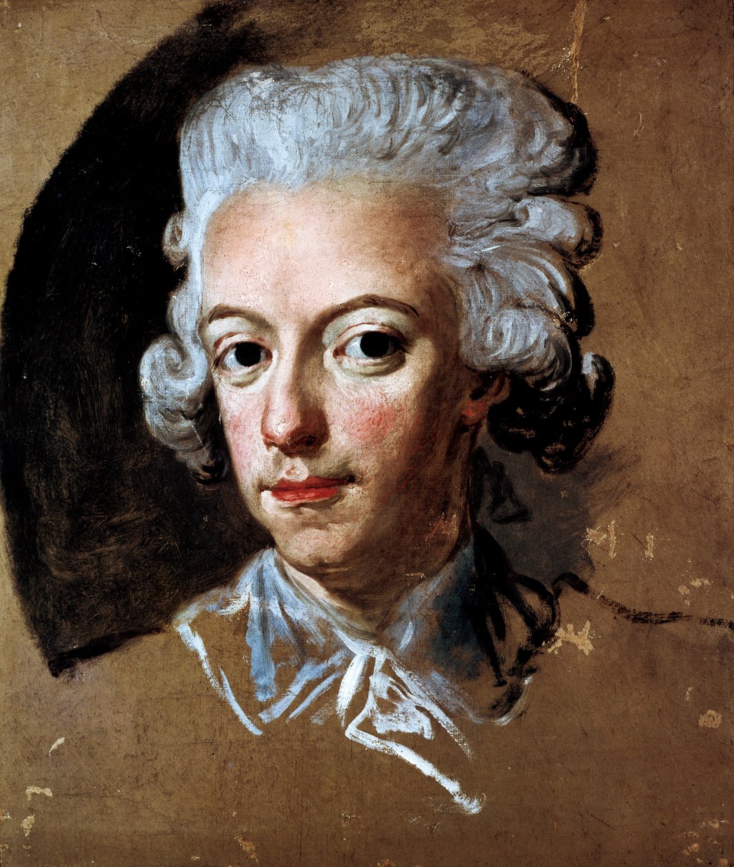 "Portrét švédského krále Gustava III. (1771-1792) Obraz od Lorense Pasche (1733-1805) od Lorens the Younger Pasch