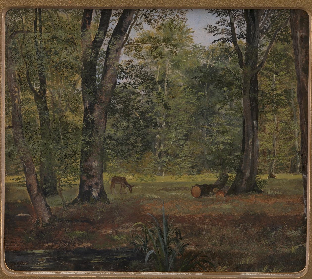 Charlottenlund Wood, severně od Kodaně od Lorenz Frølich