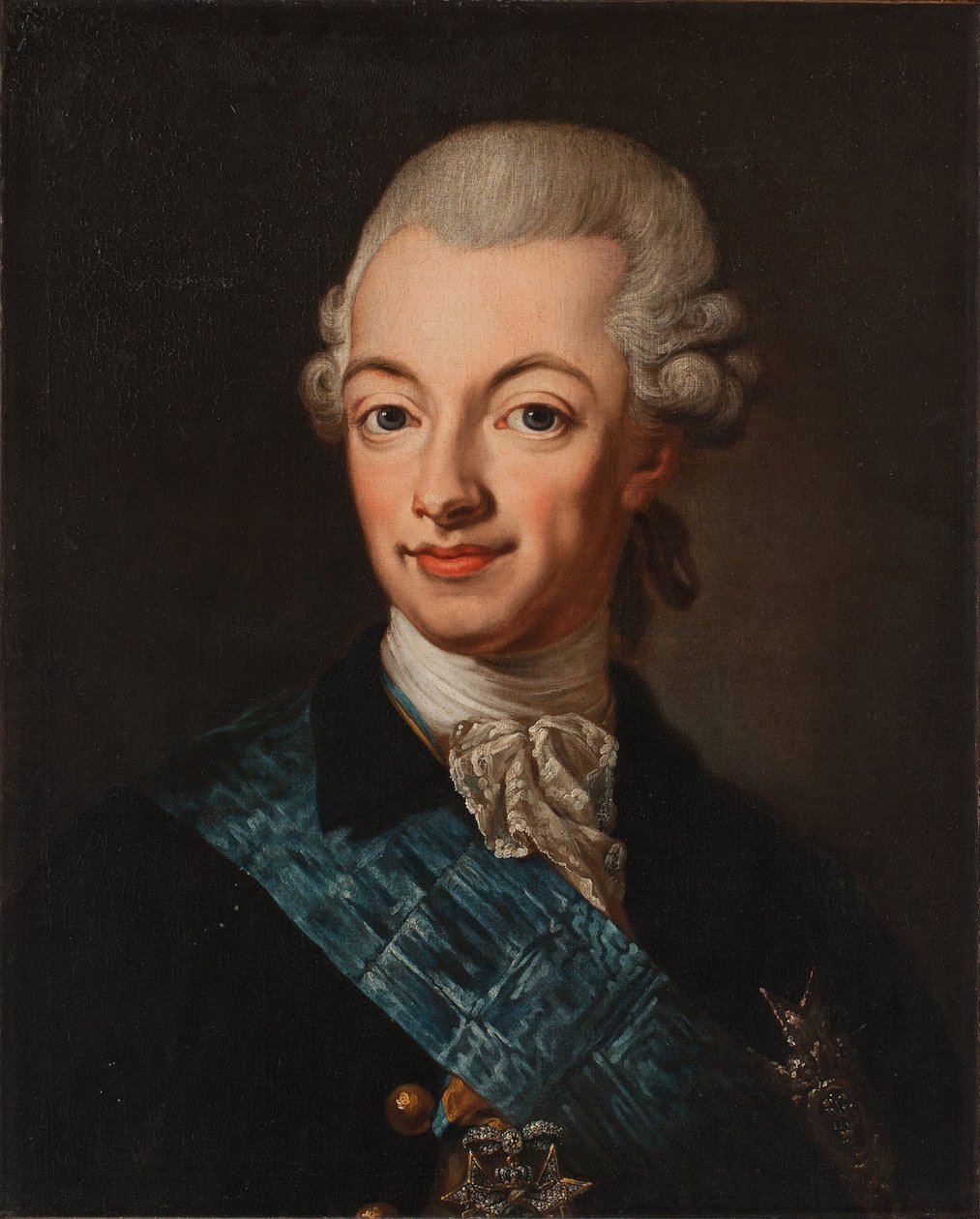 Portrét Gustava III Švédska, c. 1790 od Lorenz II Pasch