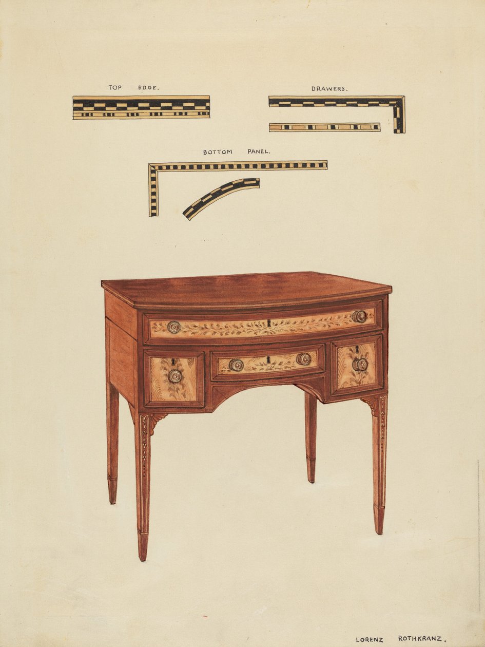 Toaletní stolek, c. 1938. od Lorenz Rothkrantz