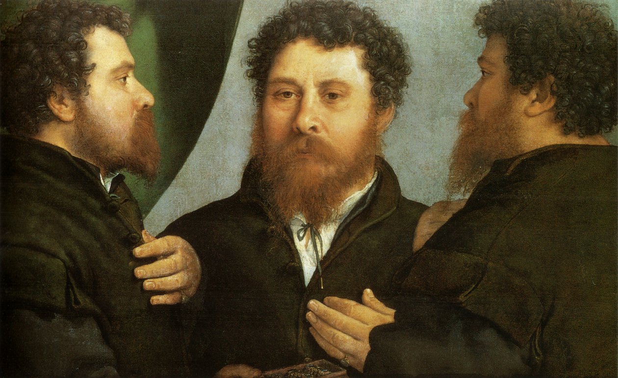 Zlatník viděný ze tří stran od Lorenzo Lotto