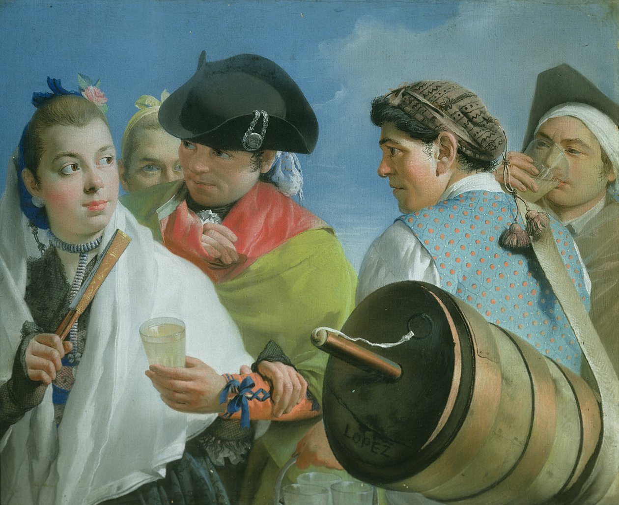 Prodejce limonád od Lorenzo Baldissera Tiepolo