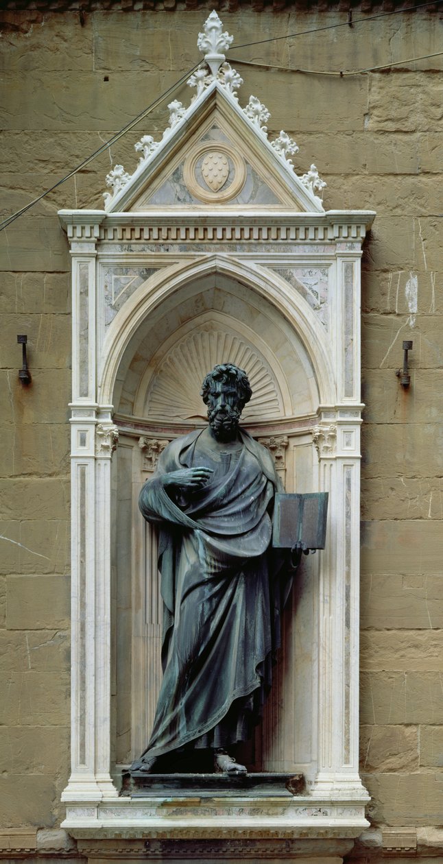Sv. Matouš, 1419-23 (mramor a bronz) od Lorenzo Ghiberti