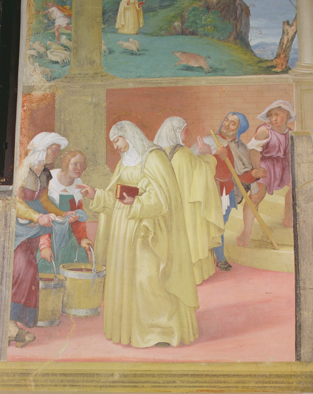 Požehnání svaté Brigidy, 1524 od Lorenzo Lotto