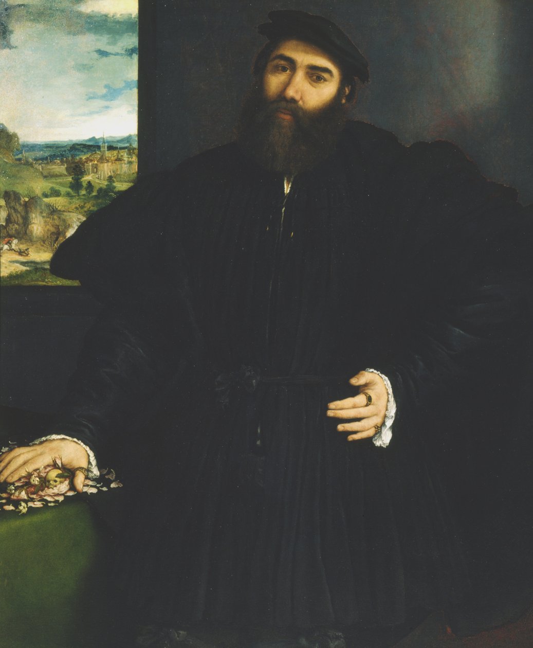 Portrét gentlemana, kolem roku 1530 od Lorenzo Lotto