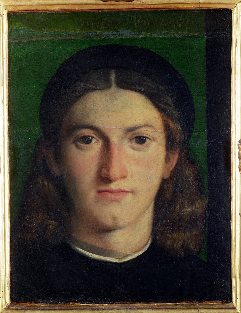 Portrét mladého muže, kolem roku 1505 od Lorenzo Lotto