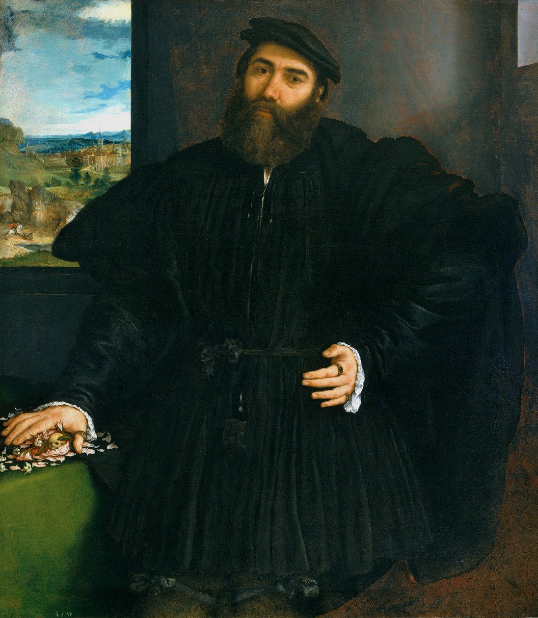 Portrét vdovce Mercurio Bua, kolem roku 1535 od Lorenzo Lotto