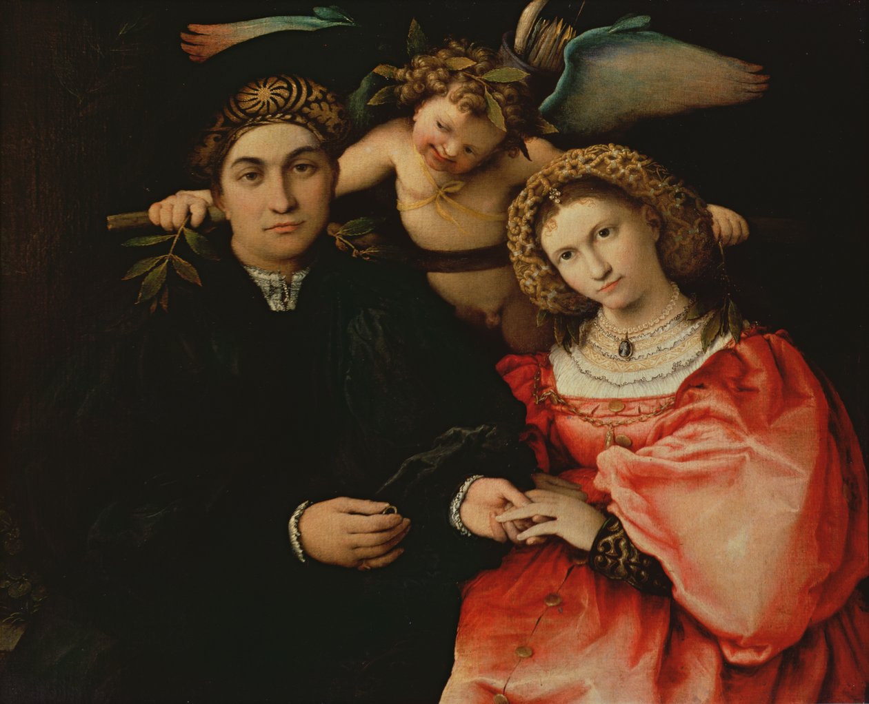 Signor Marsilio Cassotti a jeho manželka Faustina, 1523 od Lorenzo Lotto