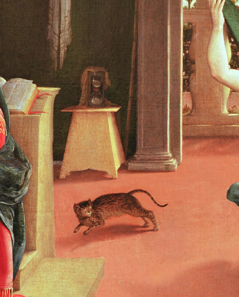 The Annunciation, c.1534-35 (detail of 215996) od Lorenzo Lotto
