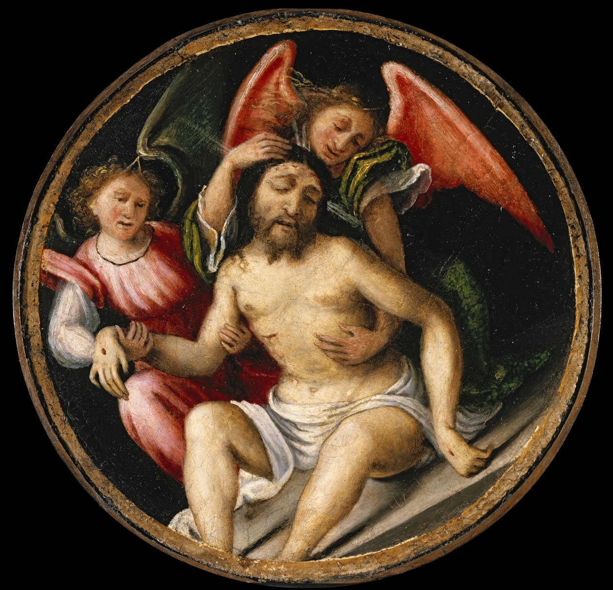 Tělo Kristovo podporované anděly, c.1513-1516 od Lorenzo Lotto