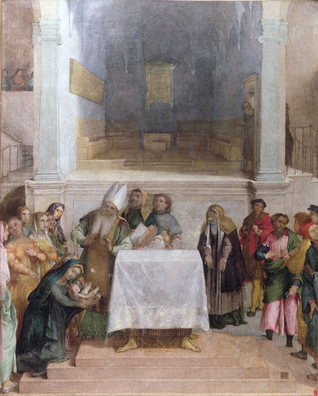 Představení Krista v chrámu, c.1556 od Lorenzo Lotto