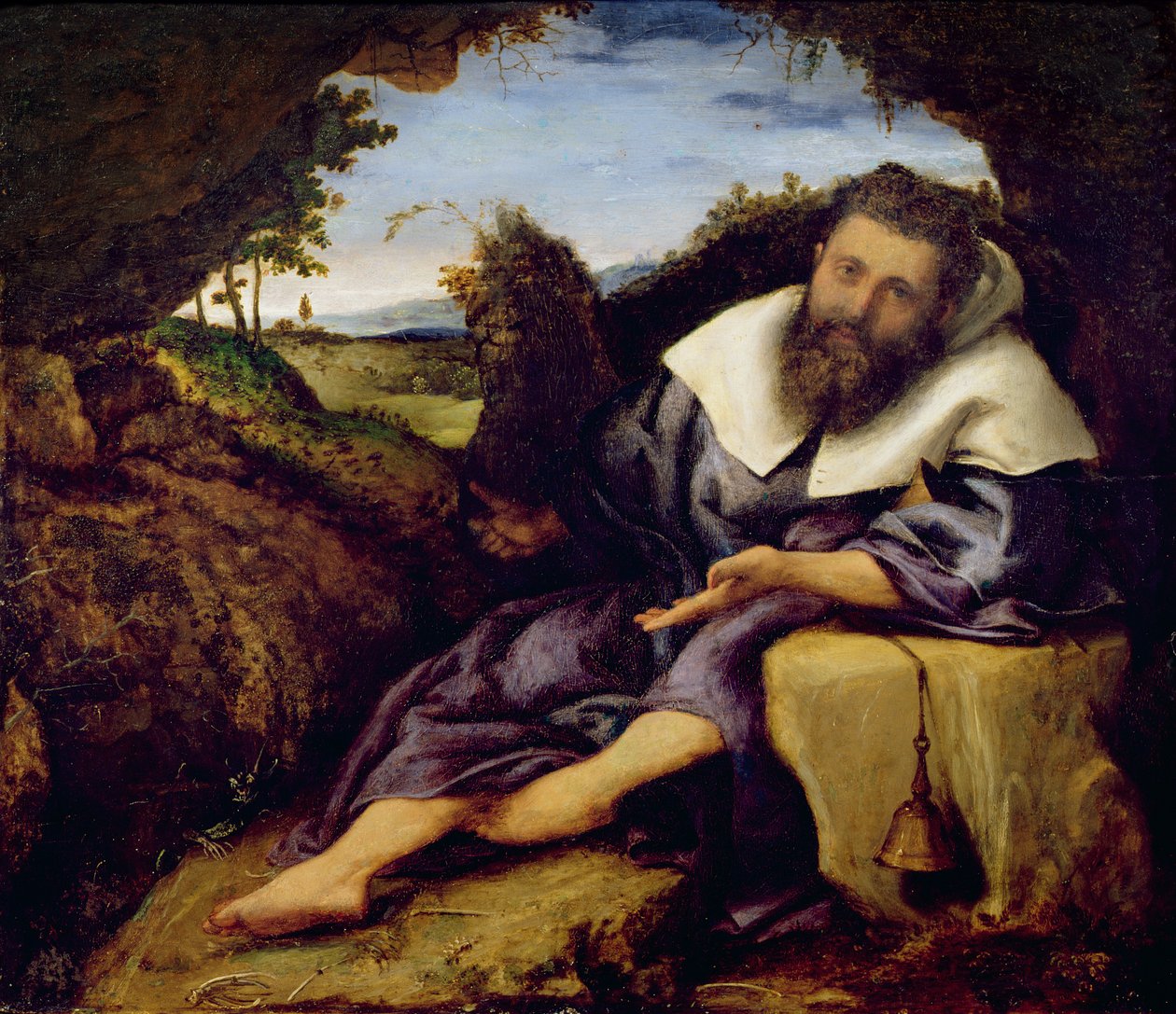 Pokušení svatého Antonína od Lorenzo Lotto