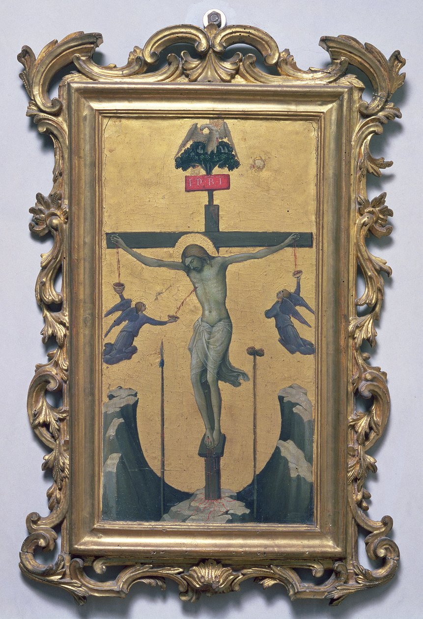 Ukřižování (tempera na panelu) od Lorenzo Monaco