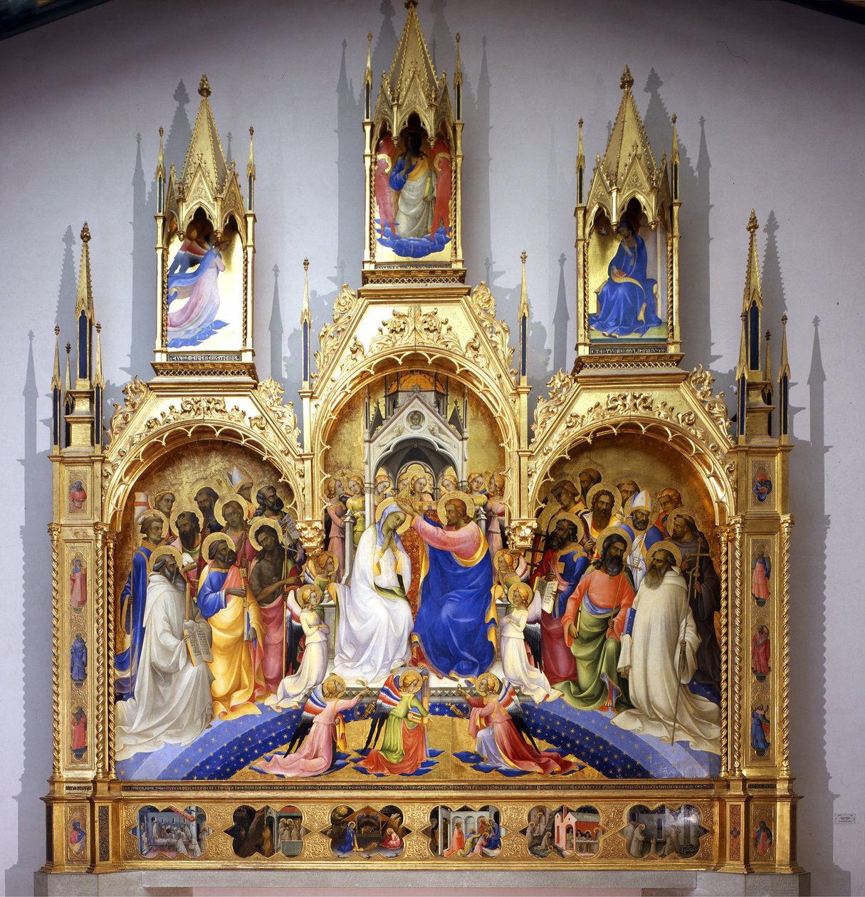 Korunovace Panny Marie od Lorenzo Monaco