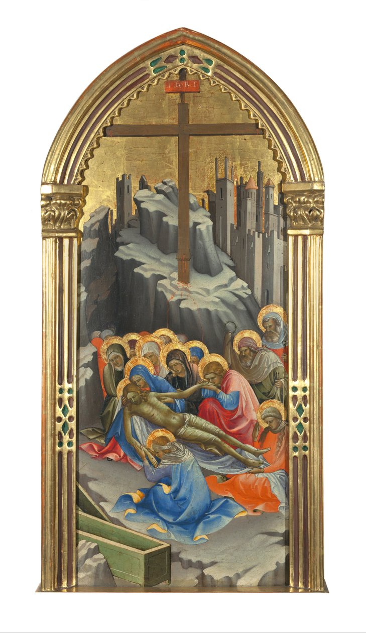 Oplakávání Krista od Lorenzo Monaco