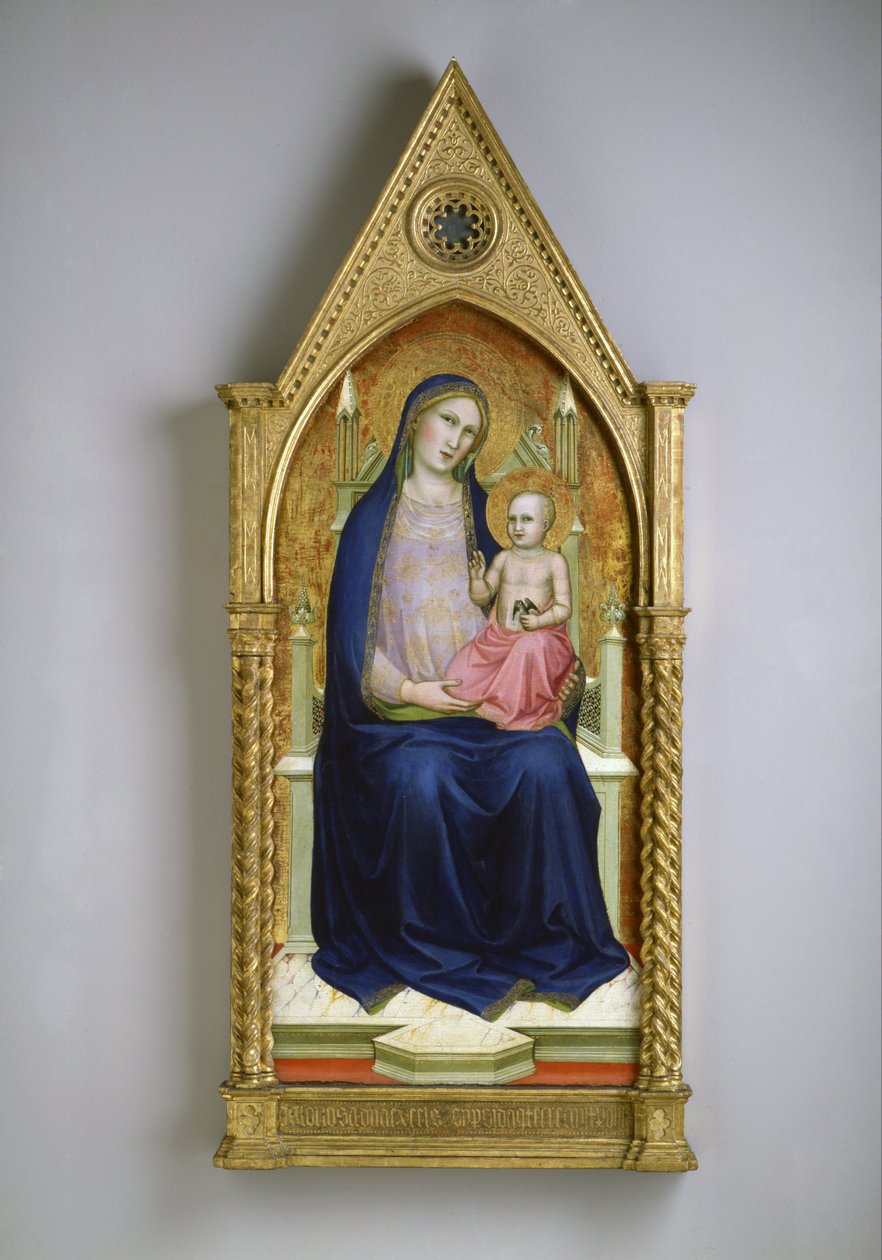 Madonna trůní od Lorenzo Monaco