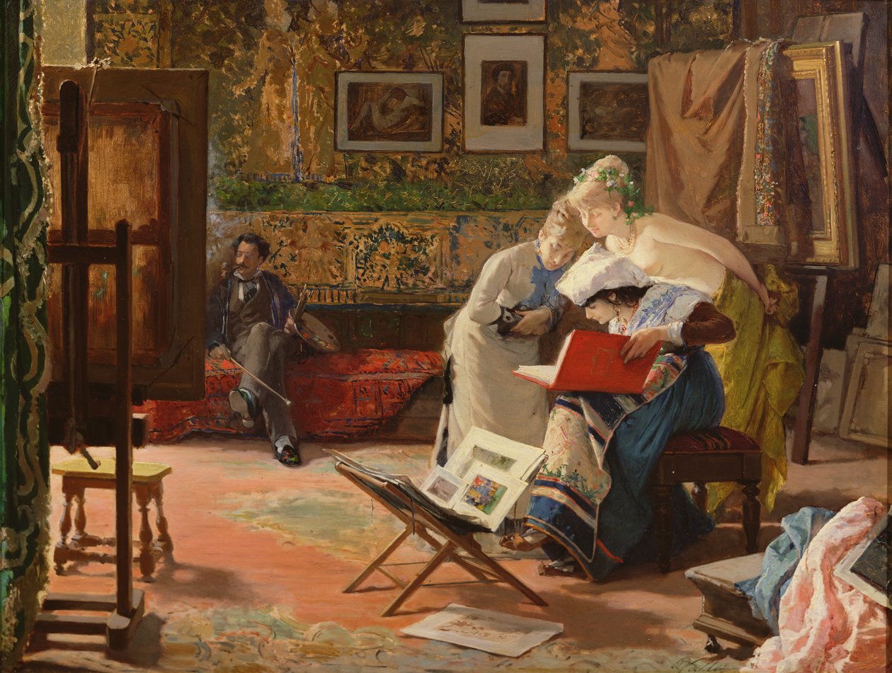 Ateliér umělců od Lorenzo Valles