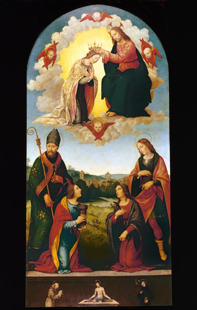 Korunovace Panny Marie od Lorenzo di Credi