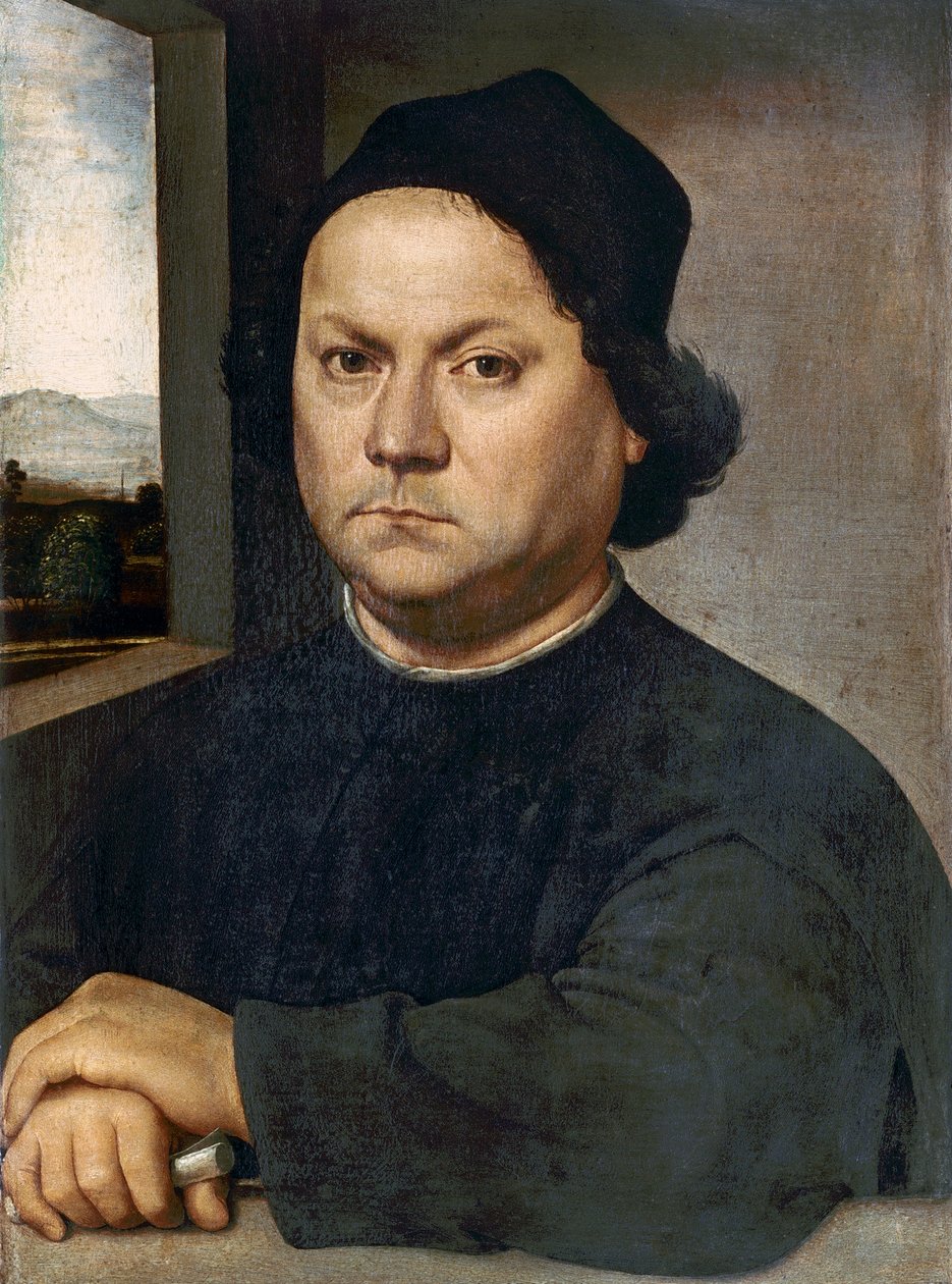 Portrét předpokládaný být Andrea del Verrocchio od Lorenzo di Credi